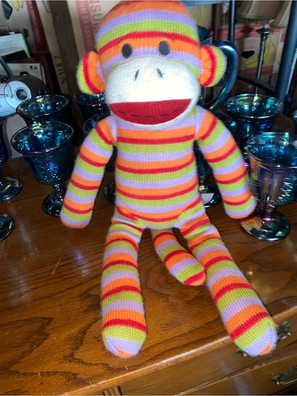 Colorful sock monkey TM Toys R Us 2013-14